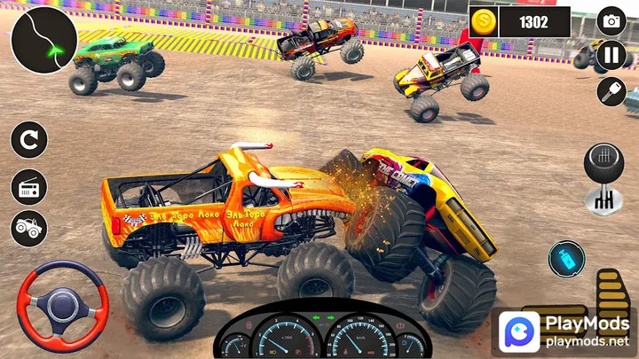Monster Truck Demolition Crash(unlimited money) screenshot image 2_playmods.net