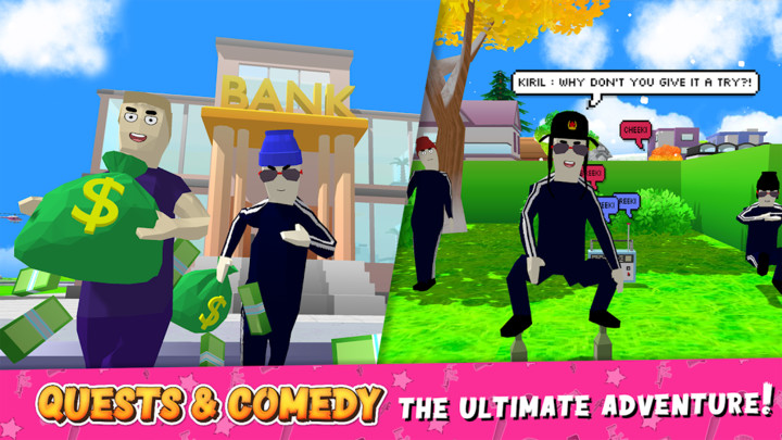 Dude Theft Wars: Online FPS Sandbox Simulator(All characters available) screenshot image 2_playmods.net