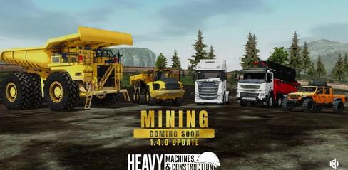 Heavy Machines & Construction 1.4.0 New Update - Quarry Map - playmods.net