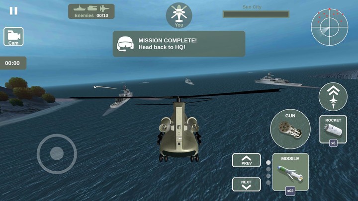 Helicopter Simulator: Warfare(Unlimited Coins) screenshot image 5_playmods.net