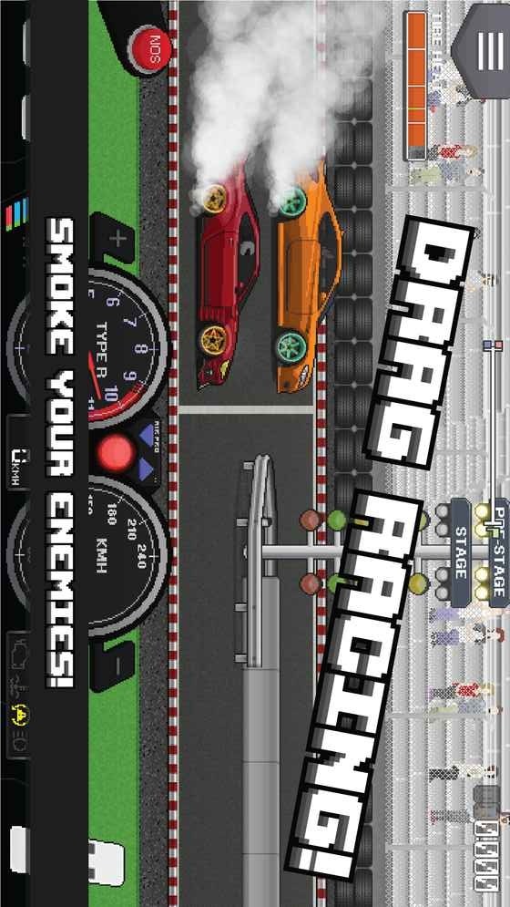 Pixel Car Racer(Unlimited Money) screenshot image 1_playmods.net