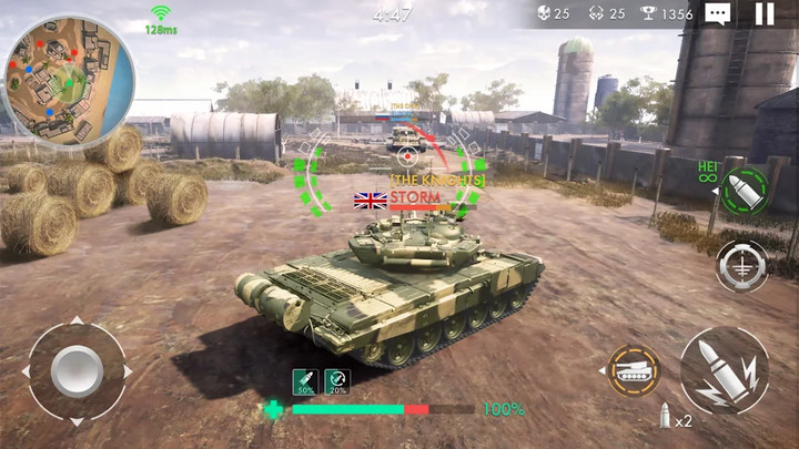 Tank Warfare: PvP Battle Game_playmods.net