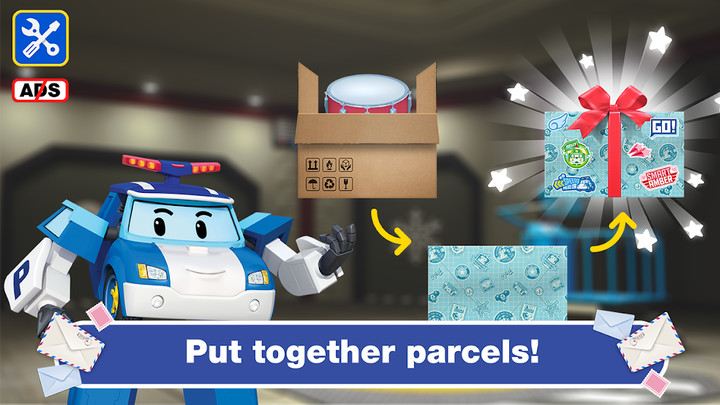 Robocar Poli: Postman Games!(Unlock levels) screenshot image 2_playmods.net