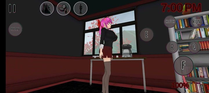 Yandere Simulator(Teacher Fan Mod) screenshot image 2_playmods.net