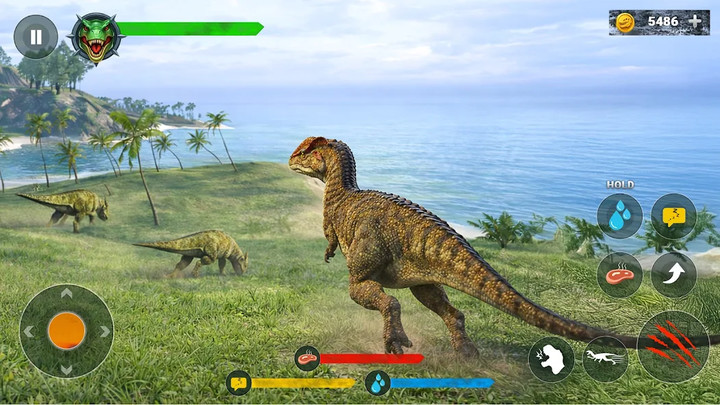 Jurassic Clash Dino Sim Primal(No Ads Free Rewards) screenshot image 2_playmods.net