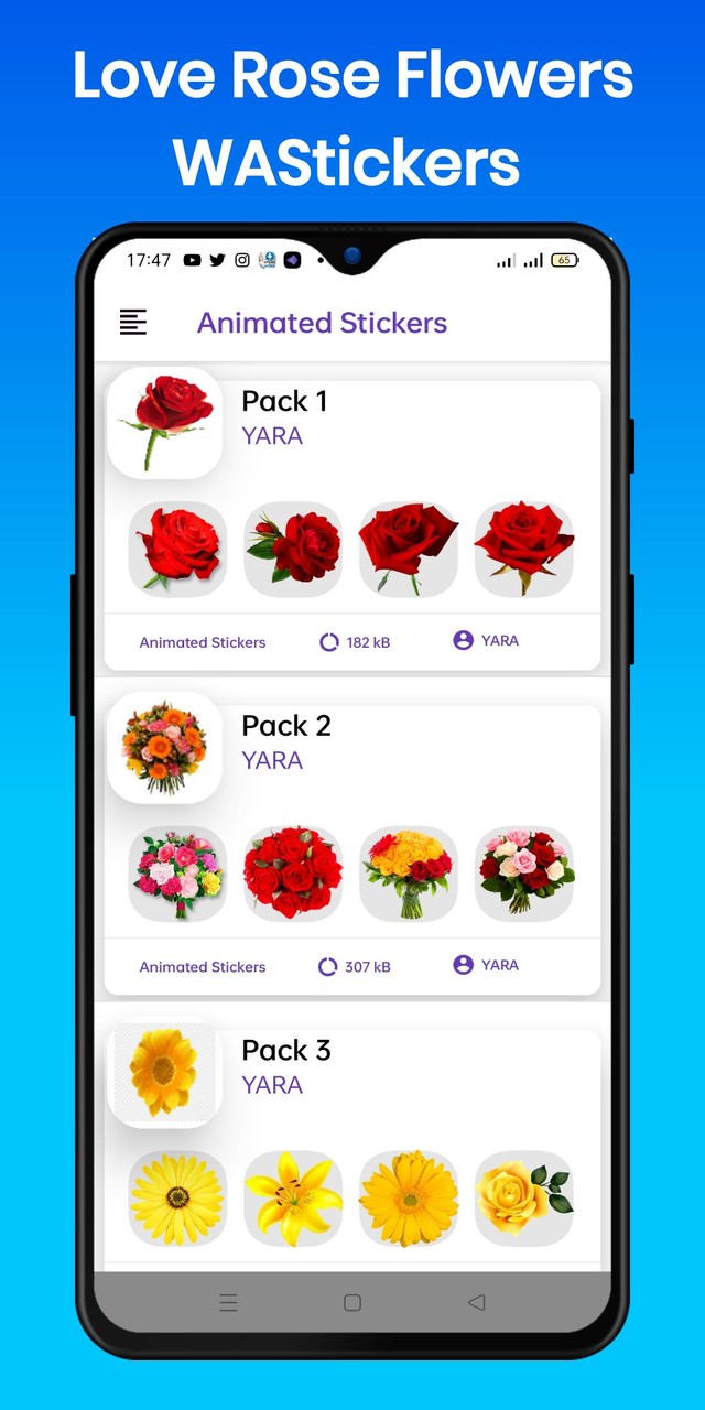 Love Flowers & Roses Stickers_playmods.net