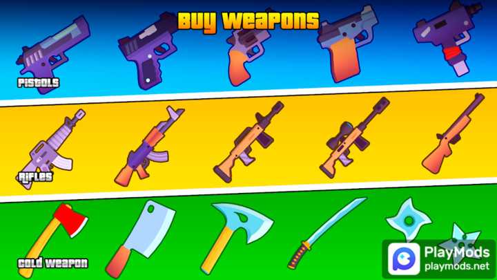 Gangs Wars: Pixel Shooter RP(Unlimited Money) screenshot image 3_playmods.net