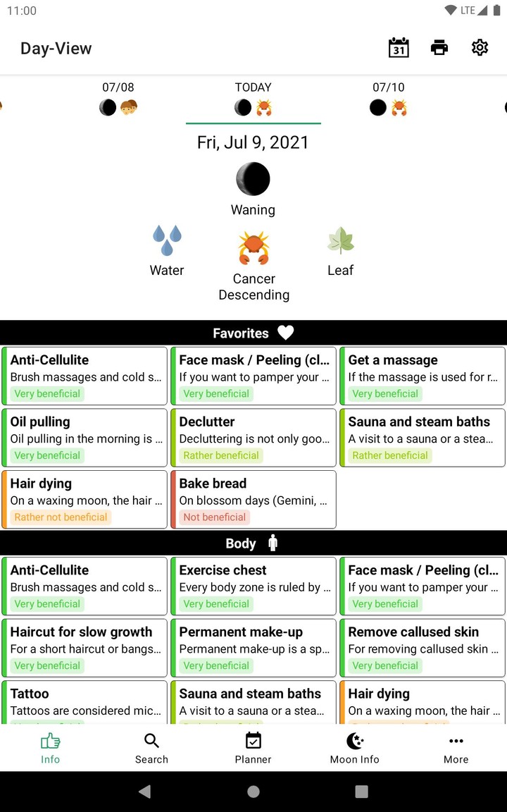 Moon Calendar - Moony_playmods.net
