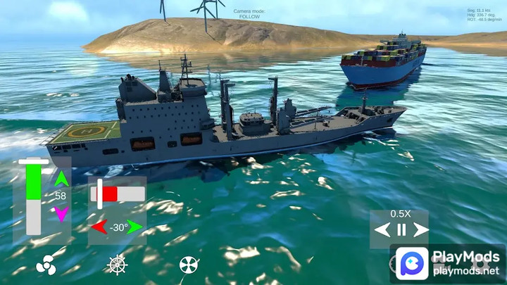 Ship Maneuvering Simulator(No ads) screenshot image 5_playmods.net