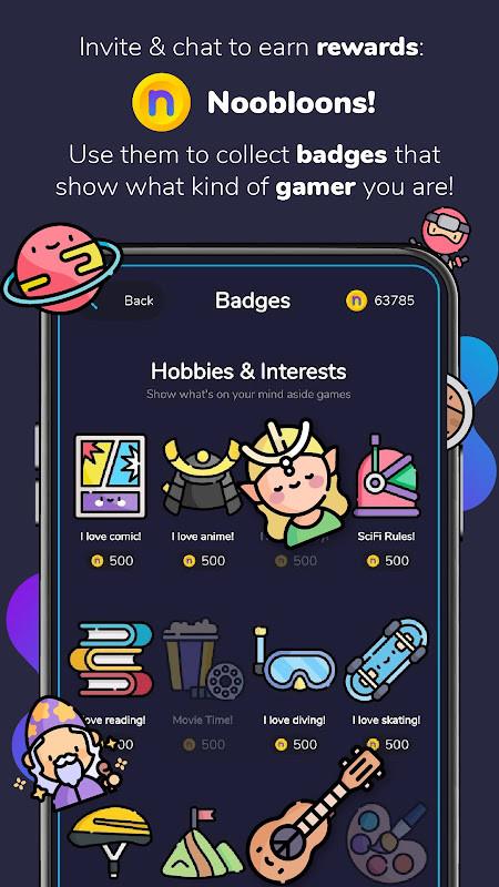 Noobly find gamers meet friends_playmods.net