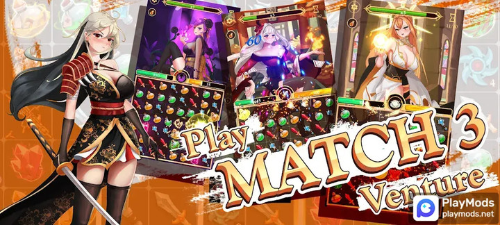 Waifu Battle(Unlimited Currency) screenshot image 1_playmods.net