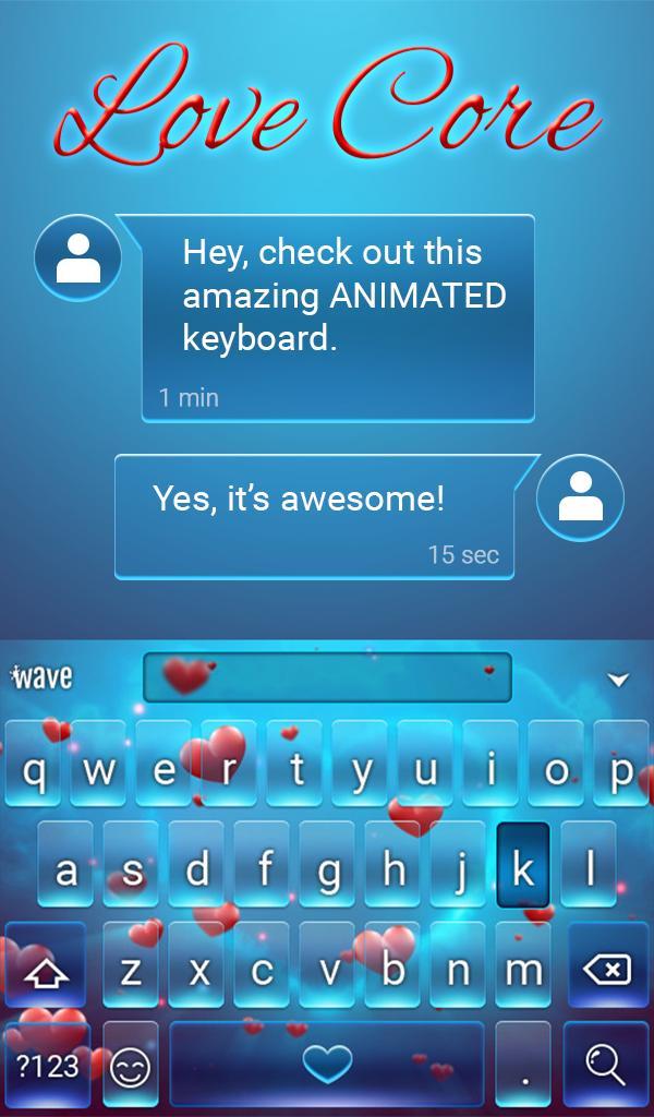 Love Core Animated Keyboard + _playmods.net