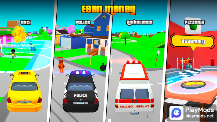 Gangs Wars: Pixel Shooter RP(Unlimited Money) screenshot image 2_playmods.net