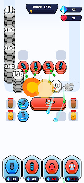 Hex Defense!(Unlimited currency) screenshot image 3_playmods.net