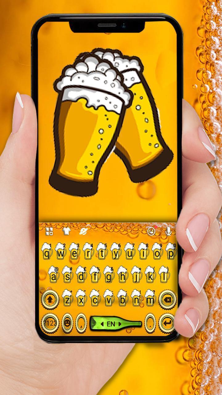 Cheers Beer Keyboard Theme_playmods.net