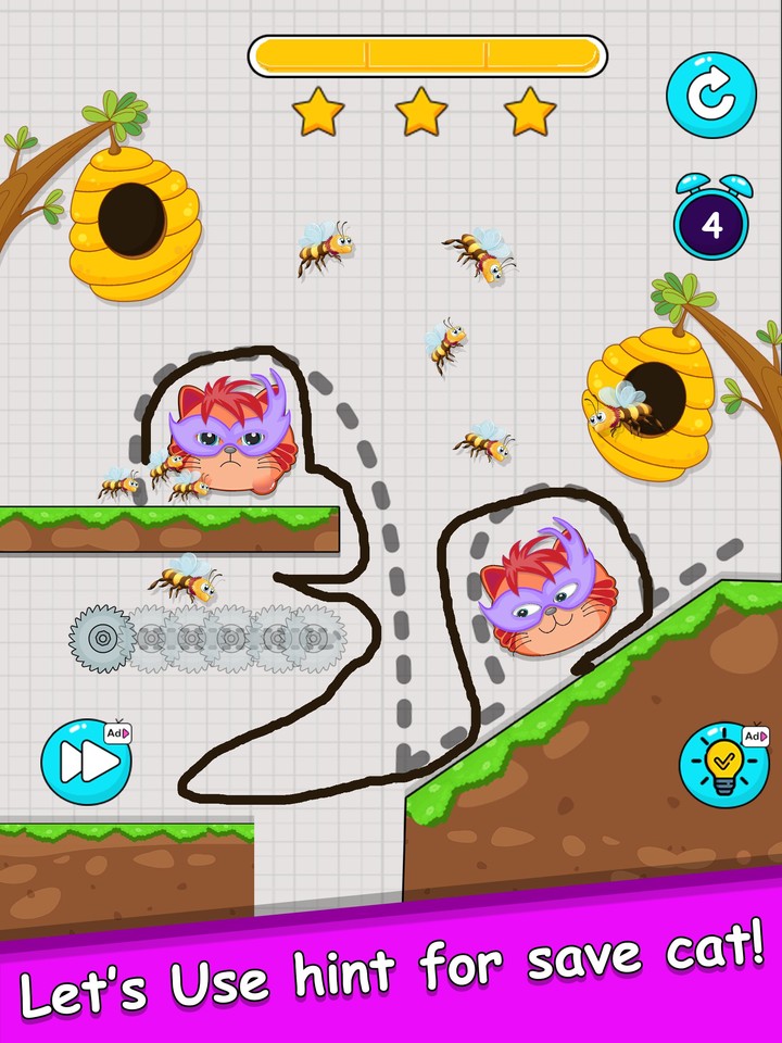 Cat Rescue: Draw To Save_playmods.net