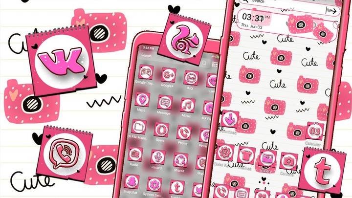 Cartoon Camera Theme_playmods.net