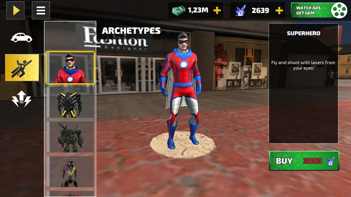 Rope Hero: Vice Town(Unlimited Money) screenshot image 3_playmods.net