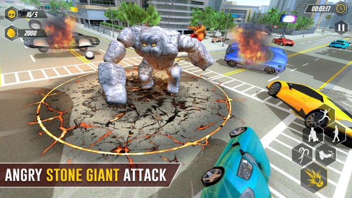 Spider Superhero : Super Rope Man Crime City_playmods.net