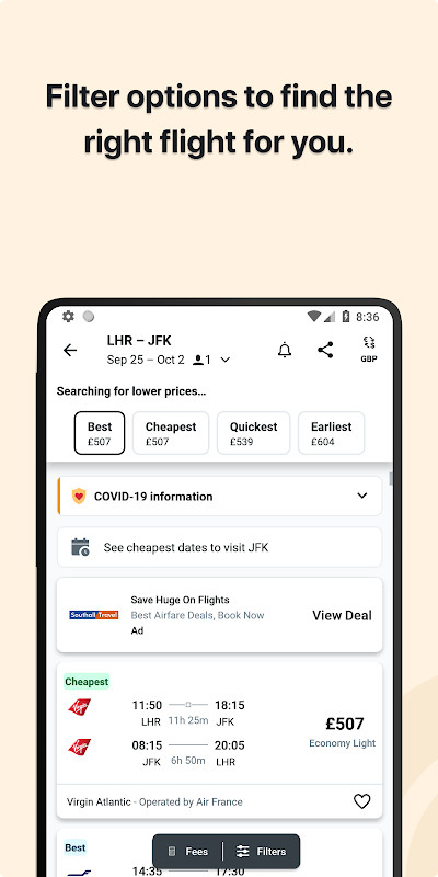 KAYAK: Flights, Hotels & Cars_playmods.net
