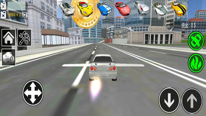 Fly Car Simulator(NO ADS) screenshot image 1_playmods.net