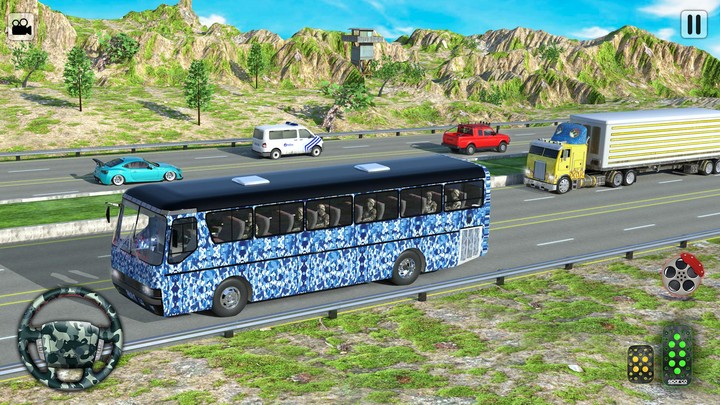 Army Coach Bus Driving Sim 3D_playmods.net