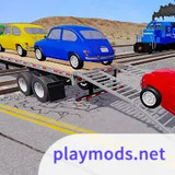 Trailer Truck Car Transporter(Speed change)1.10_playmods.net