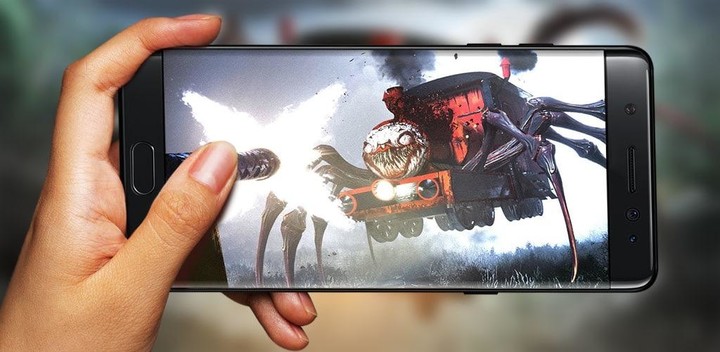 Choo choo Scary Spider Train_playmods.net