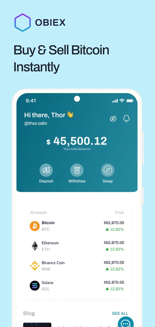 Obiex - Swap, Buy & Sell BTC_playmods.net