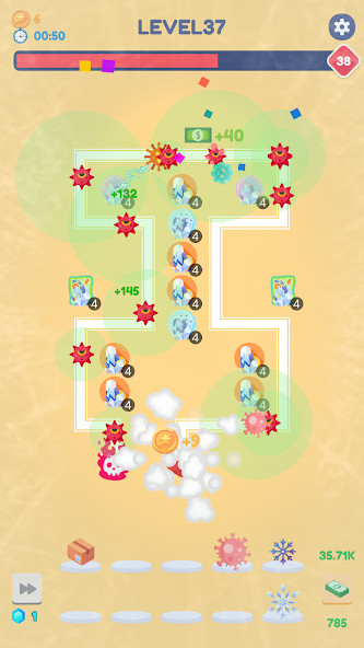 Idle TD: Virus Invasion(Unlimited Money) screenshot image 4_playmods.net