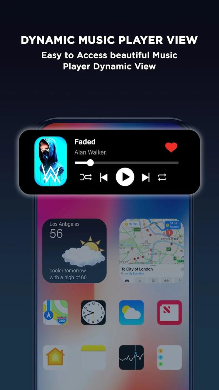 Dynamic Island - iOS 16 Notch_playmods.net