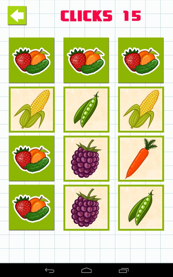 Memory Game: Animals, Fruits, _playmods.net