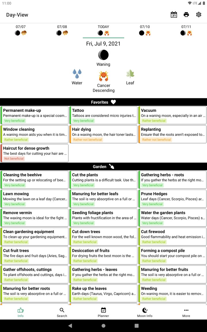 Moon Calendar - Moony_playmods.net