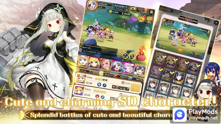 Merge Girls : Idle RPG(mod menu) screenshot image 4_playmods.net