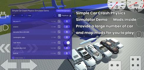Simple Car Crash Physics Simulator Has A Mods Inside Version Now - playmods.net