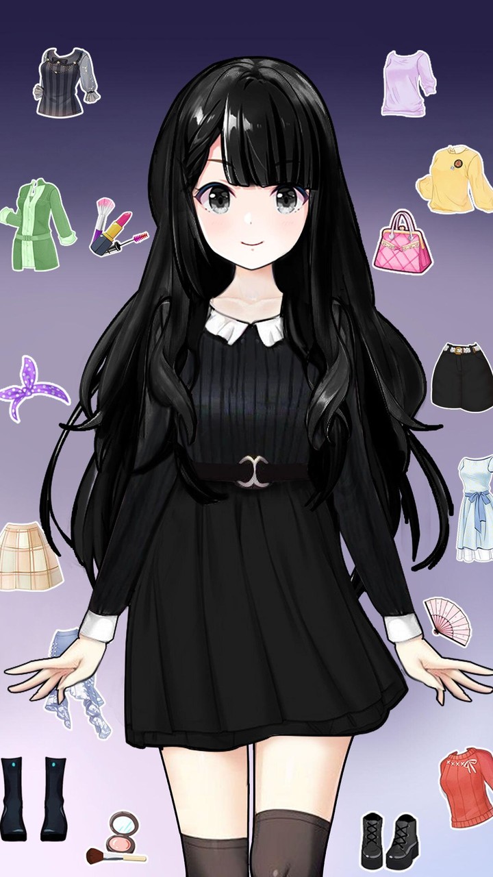 Anime Dress up and Makeup Game_playmods.net