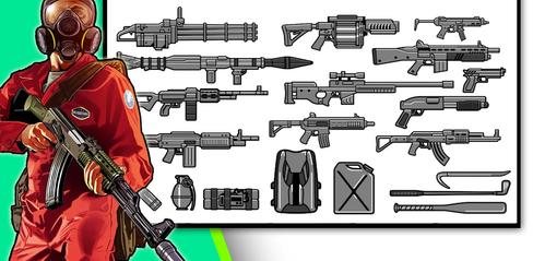 How to Get GTA 5 Mod APK All Secret Rare Weapons - playmods.net