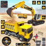 Heavy Excavator Road Construction Truck Driver Sim_playmods.net