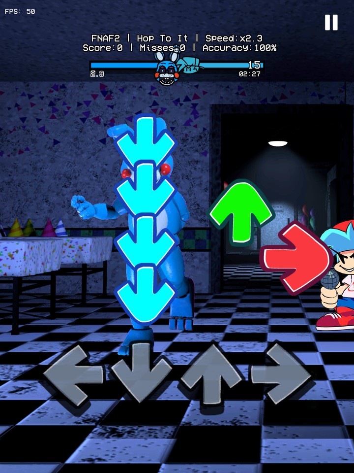 FNF Nights Battle Horror Bear_playmods.net