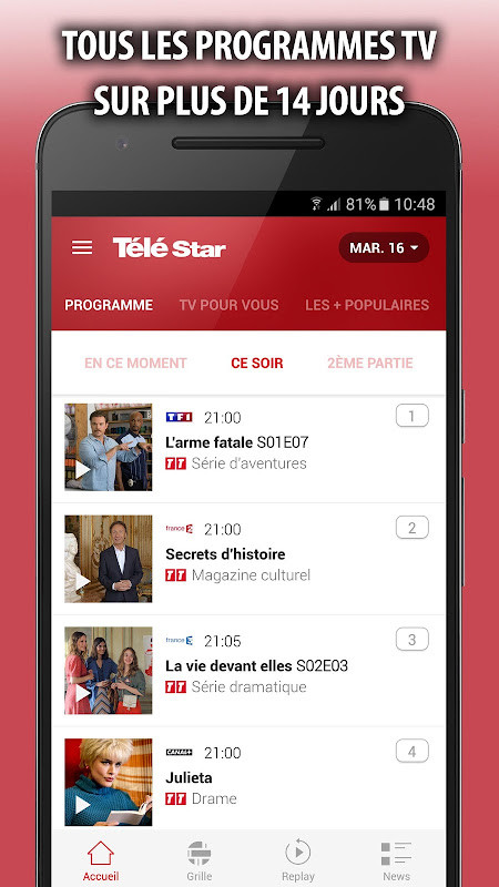 TéléStar - programmes & actu TV_playmods.net