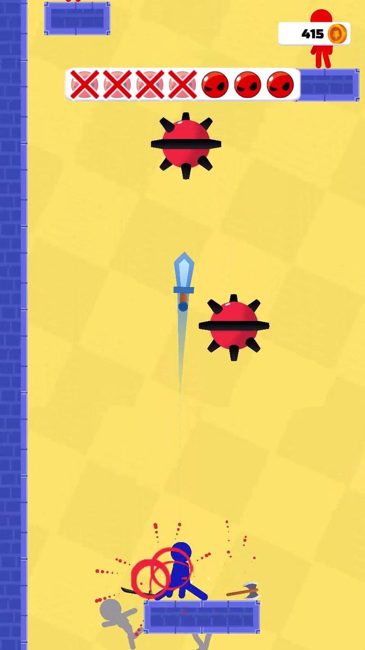 StickMan Teleport 2D_playmods.net