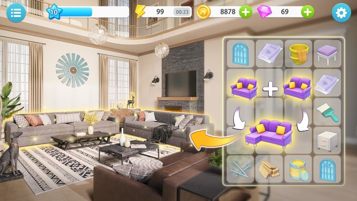 Merge Home Master(Unlimited Coins) screenshot image 1_playmods.net