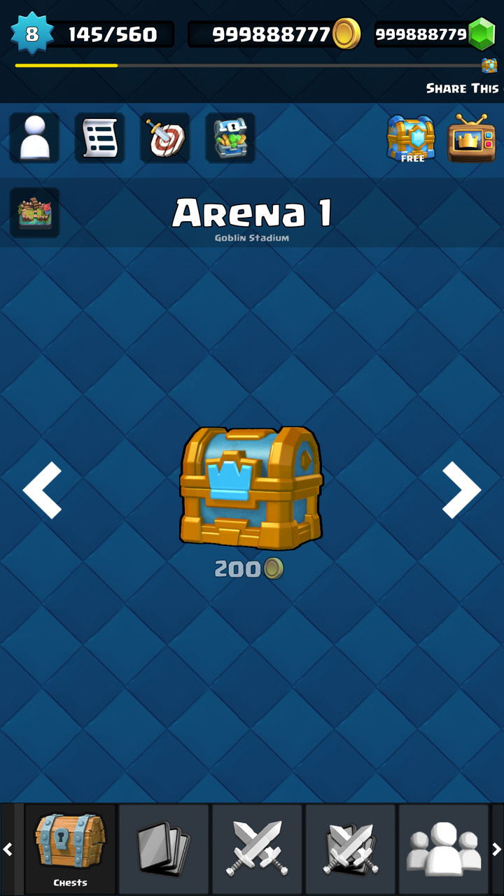 皇室战争箱子模拟器破解版(mod) screenshot image 4_playmods.net