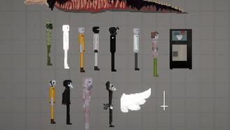 SCP Mod Collection(Including monster mod and character mod) For Melon Playground Mods