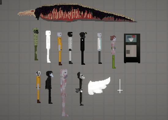 SCP Mod Collection(Including monster mod and character mod) For Melon Playground Mods
