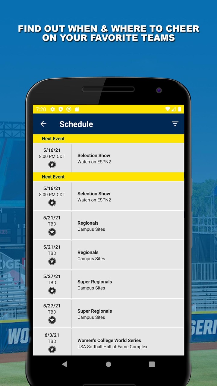 NCAA Women's CWS_playmods.net