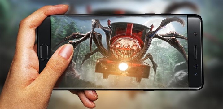 Choo choo Scary Spider Train_playmods.net