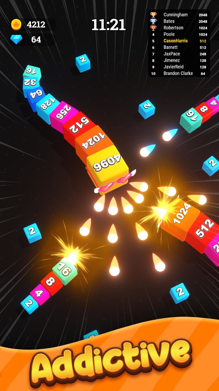 Jelly Cube Run 2048_playmods.net