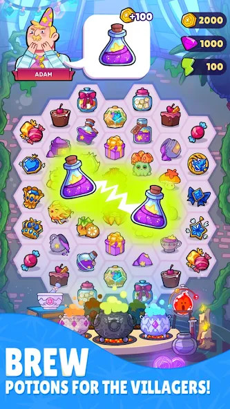 Potion Merge: Magic Tower(Unlimited Coins) screenshot image 2_playmods.net