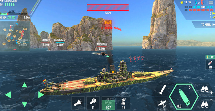 Battle of Warships: Online(Unlimited Money) screenshot image 1_playmods.net